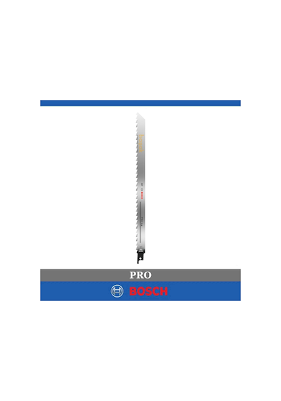 Bosch Pro S 1211 K 250mm 2'li Et-kemik İçin Panter Testere Bıçağı 2608652901