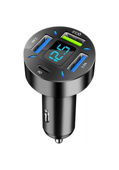 Carub Araç Çakmak Hızlı Şarj Soketi Dijital 4in1 66w Br5901848