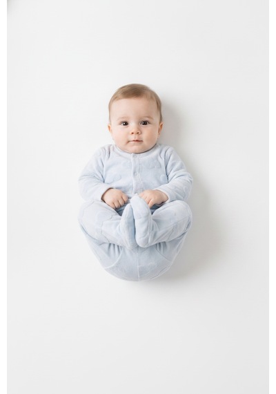 Tiffany Baby & Kids Puffy Cloudy Tasarımlı Patikli 2li Takım mavi