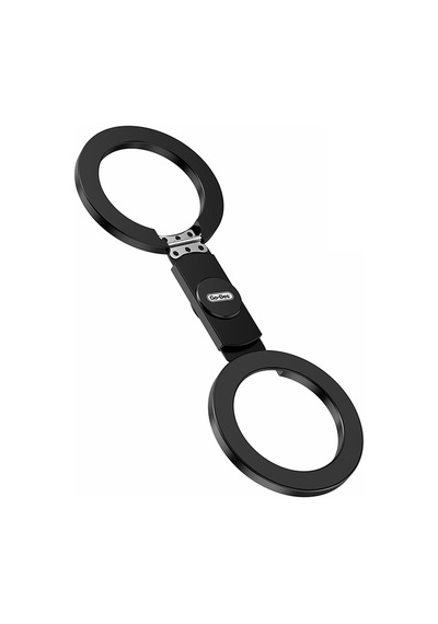 Go Des Gd-g067 Ayarlanabilir Katlanabilir Stres Çarkı Tasarımlı Magnetik Telefon Standı Siyah