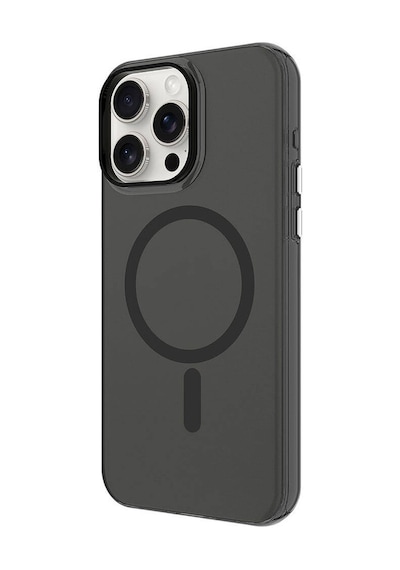 Apple Uyumlu iPhone 15 Pro Kılıf Zore Magsafe Şarj Özellikli Buzlu Transparan C-pro Sert Kapak