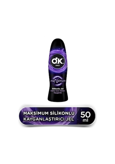 Okey Maximum Silikonlu Kayganlaştırıcı Jel 2 x 50 ML