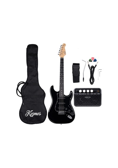 Kozmos Kgp-202hss-bk Elektro Gitar Paketi