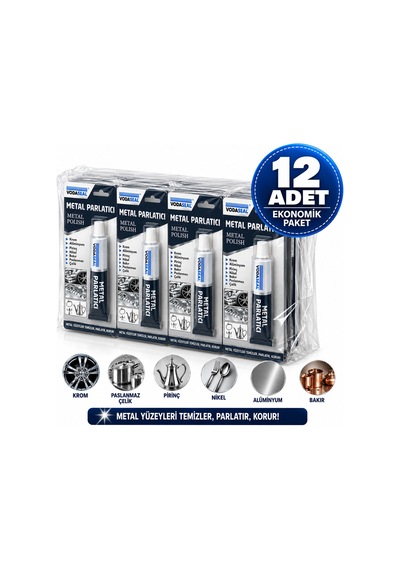 12 Adet Metal Parlatıcı 40gr 5570