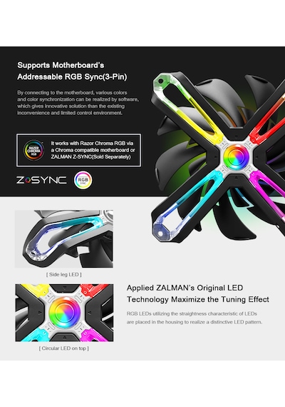 Zalman Cnps20x 2x140mm Argb Amd/ıntel Lga1700 İşlemci Soğutucu