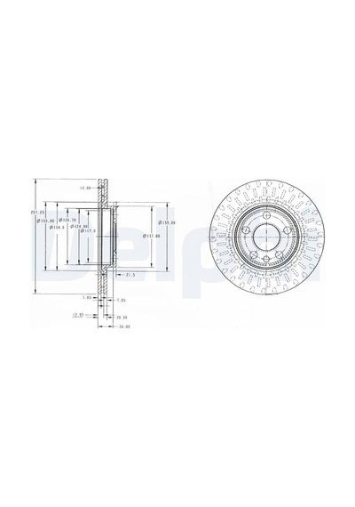 Fren Disk - Fiat Ulysse, Scudo - Delphı-bg3222