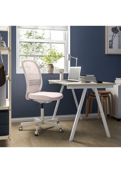 Ikea Flıntan Çalışma Sandalyesi, Bej, Kolçaksız Ikea Flıntan Çalışma Sandalyesi, Bej, Kolçaksız