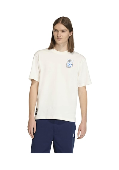 Kd1430-e Adidas Flag Gfx Ss T Erkek T-shirt Bej Kd1430-e