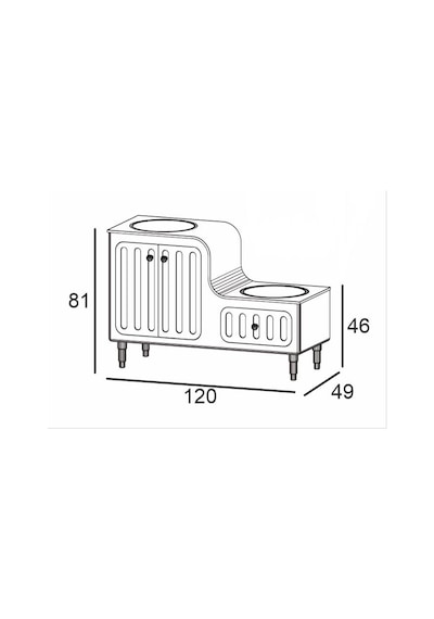 Denko Ada 120 Cm Antrasit Banyo Dolabı Alt Modül Lavabo Antrasit Denko Ada 120 Cm Antrasit Banyo Dolabı Alt Modül Lavabo Antrasit