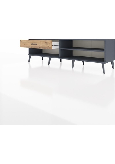 Hyperion Tv Ünitesi Tek Raflı Tek Çekmeceli 176x44x51 Antrasit-antrasit/çam Antrasıt/atlas Çam Hyperion Tv Ünitesi Tek Raflı Tek Çekmeceli 176x44x51 Antrasit-antrasit/çam Antrasıt/atlas Çam