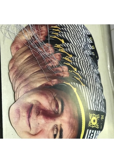 Karton Maske 6 Adet Kişiye Özel Maske