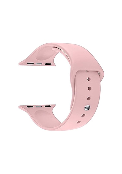 Winex 42-49mm Yeni Nesil Apple Uyumlu Akıllı Saat Kordonu Silikon Pembe