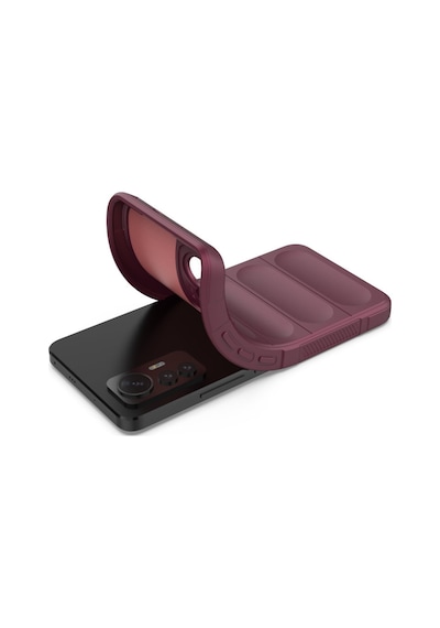 Mi 12 Lite Kılıf Optimum Silikon - Bordo