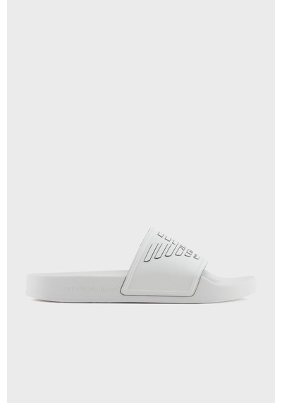 Emporio Armani Unisex Terlik Xvps11 Xr273 T680 Beyaz-siyah Beyaz-siyah
