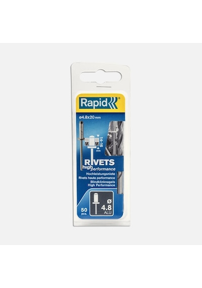 Rapid Perçin 4,8x20 Mm Alu Matkap Ucu 50 Adet