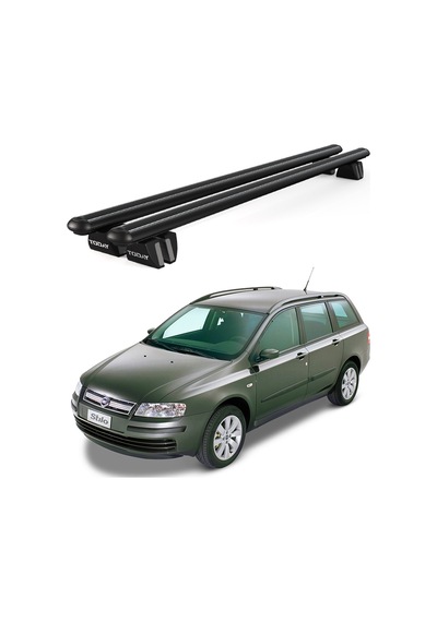 Pençe Fiat Stilo Ara Atkı 2002-2008 Uyumlu Siyah Ara Atkı Port Bagaj Tavan Barı