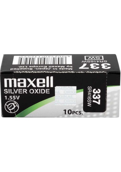 Maxell 337 SR416SW Hafıza Saat Pili 10'lu