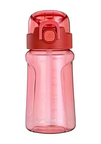 Diller 550 Ml Kiremit Pipetli Spor Okul Ve Günlük Matara Kilitli