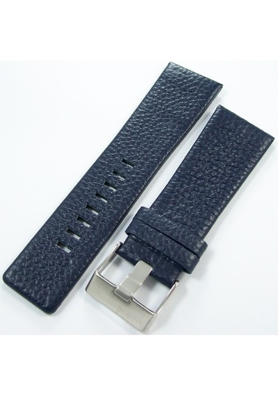 1.Kalite 28Mm Lacivert Deri Saat Kayışı Diesel Model Saat Kordonu