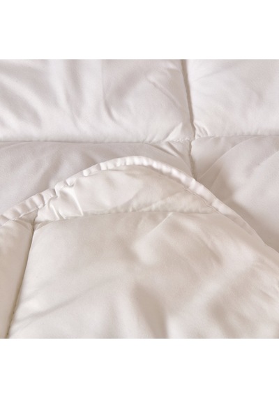 Soft Çift Kişilik Microfiber Yorgan - Beyaz - 195x215 Cm Çok Renkli
