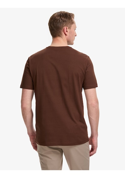 Pierre Cardin Erkek Koyu Kahverengi Tişört Basic 50325299-vr084