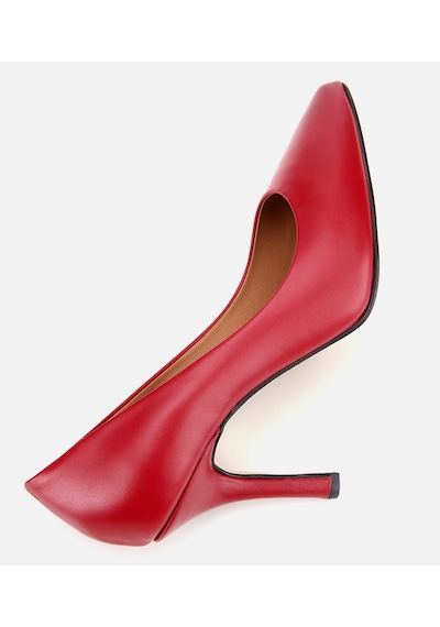 Hotiç Kadın Deri Kırmızı Yüksek Topuklu Stiletto
