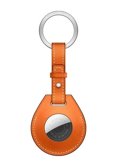 Apple Uyumlu AirTag Deri Anahtarlık Kılıfı Wiwu Key Ring