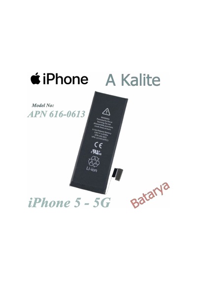 Apple Uyumlu iPhone 5 Batarya 5G Apn 616-0613 Batarya - Ambala
