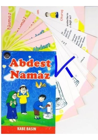 Abdest Namaz Kartela - Kabe Basın