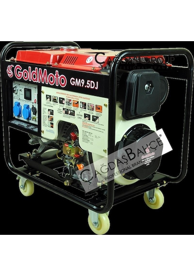 Goldmoto Gm9.5Dj Dizel Marşlı Jeneratör 9.5 Kw Monofaze
