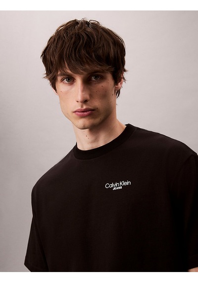 Calvin Klein Erkek T Shirt Lv04rd825g Ub1 Siyah Siyah