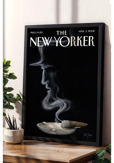 The New Yorker Çerçeveli Tablo March 3 2008