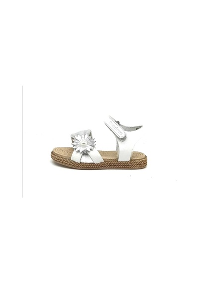 Hakiki Deri Ilk Adım Bebe Deri Sandalet 700s1128 Beyaz