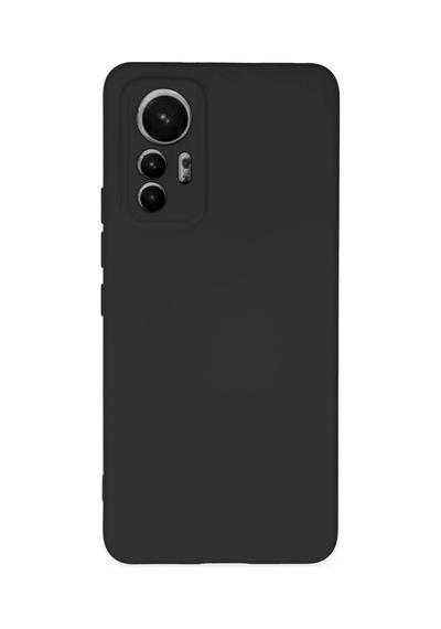 Xiaomi Mi 12 Lite Kılıf Nano İçi Kadife Silikon - Siyah 0.2M-Çok Renkli