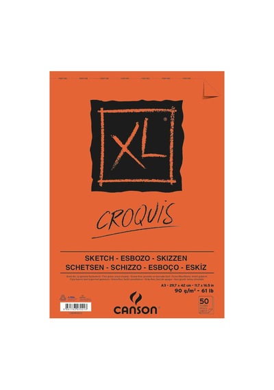 Canson Eskiz Croquıs Xl 90 Gr Üsten Spiralli A3 50 Yaprak