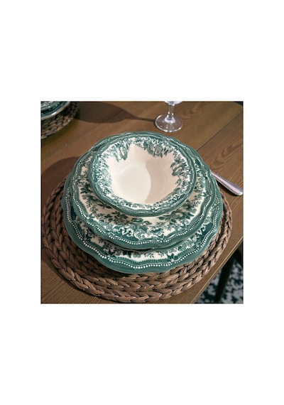 Porser Velour Green Fulya Yemek Seti 24 Parça Diğer
