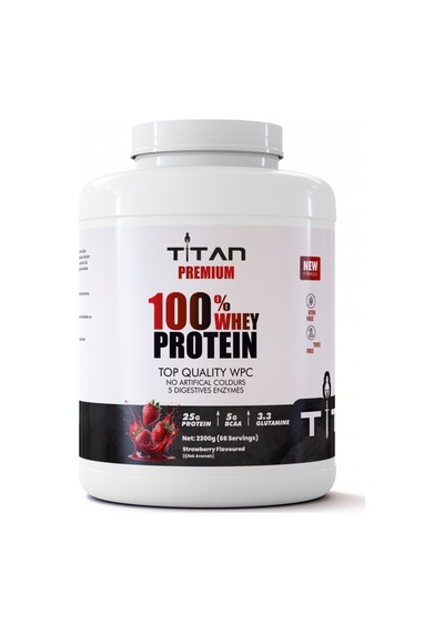 Premium 100% Whey Protein Wpc70 2300g Çilek
