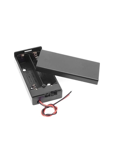 Powermaster Ic-233c Kapaklı Switch'li 2'li Aa Pil Yuvası