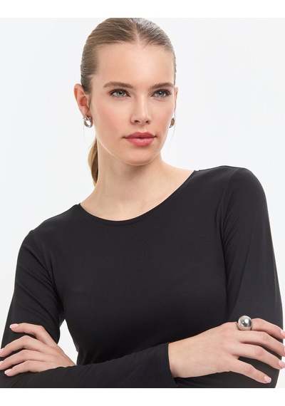 Pierre Cardin Kadın Siyah Bluz Örme 50317061-vr046 Siyah