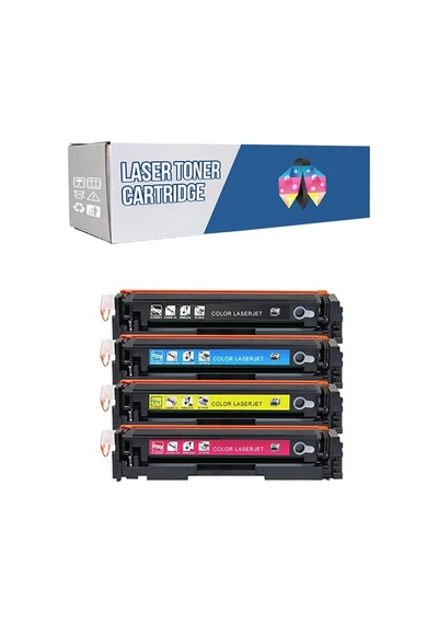 Safir Toner Canon Crg-055h İ-sensys Mf-742cdw Cmyk 1 Set Çipsiz Uyumlu Toner