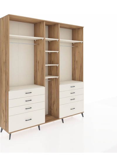 Hyperion Dolap 8 Raflı 8 Çekmeceli 3 Askılı 220x44x243 Çam-aytaşı/aytaşı Aytası/aytası Hyperion Dolap 8 Raflı 8 Çekmeceli 3 Askılı 220x44x243 Çam-aytaşı/aytaşı Aytası/aytası