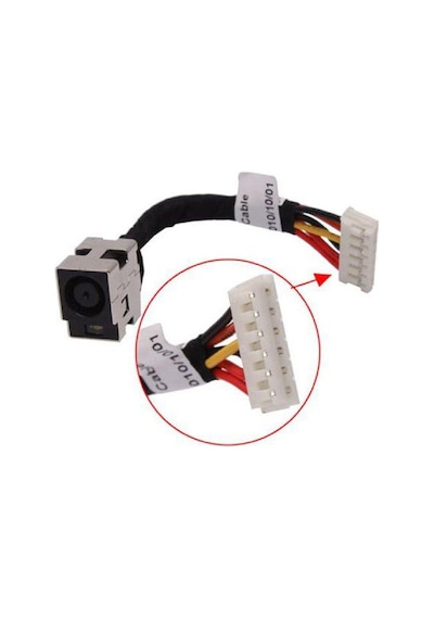 Compaq Presario Cq60-130et, Cq60-200et, Cq60-201et, Cq60-210et Uyumlu Power Jack Şarj Soketi Kablolu