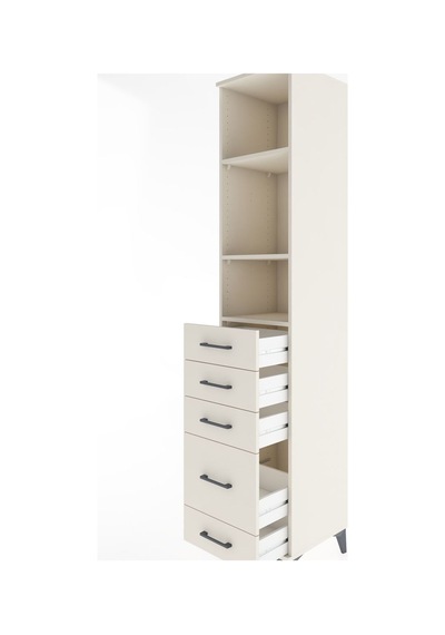 Hyperion Dolap 3 Raflı 5 Çekmeceli 44x44x221 Aytaşı-aytaşı Aytaşı