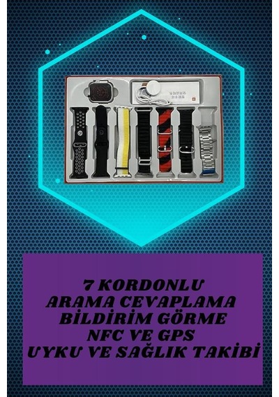 Boyun Bantlı Kulaklık Ve 7 Kordonlu Yeni Nesil Akıllı Saat Kampanyası Yüksek Ses Kaliteli