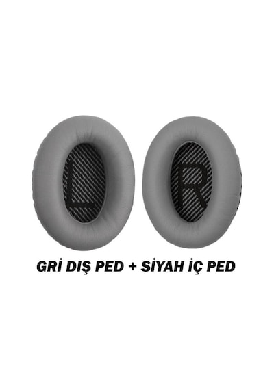 Bose Qc2 Kulaklık Pedi Qc25 Ae2 Qc2 Qc15 Qc35 Qc35Ii Süngeri Açık Gri - Mavi