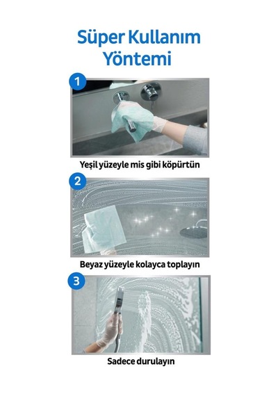 Sleepy Easy Clean Süper Kireç Sökücü Yüzey Temizlik Havlusu&mendili 12x30 360 Yaprak Diğer