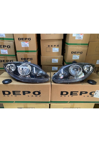 Seat Leon Makyajsız 2006-2009 Arası Depo Sağ Ve Sol Far Takım 5p1941005e / 5p1941006e