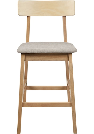 Isantı 2'li Bar Sandalyesi Seti, 61 Cm Oturum, Masif Ahşap, Klasik Tasarım Gri Isantı 2'li Bar Sandalyesi Seti, 61 Cm Oturum, Masif Ahşap, Klasik Tasarım Gri