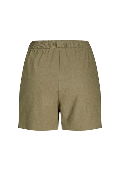 Jack & Jones Jjxx Jxpoppy Lınen Hw Shorts P Yeşil Kadın Şort 000000000101961818 Yeşil