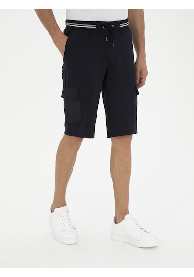 Cacharel Lacivert Slim Fit Kargo Cepli Şort